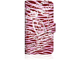 CaseMarket iPhone 15 スリム手帳型ケース ゴシック ゼブラ ハード ピンク   iPhone15-BCM2S2542-78