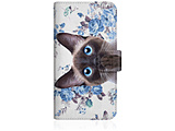 NYAGO iPhone 15 �X�����蒠�^�P�[�X NYAGO �m�[�g �L���[�g �������y���y������ɂ�`�B - �V��������� �T�}�[ �t�����[ ���ɂ�`�B  �u���[ iPhone15-BNG2S2728-78