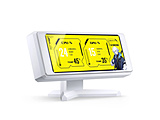 PC�P�[�X�Ή� 3.39�C���`IPS�f�B�X�v���C���ڃK�W�F�b�g  �z���C�g DS339-WHITE
