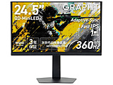 GRT085-2536DML-BK [�Q�[�~���O���j�^�[/24.5�C���`/360Hz/QD-MiniLED] THE SHOOTER  Gaming Monitor 24�h  �m24.5�^ /WQHD(2560×1440�j /360Hz�n