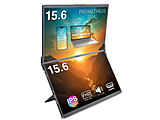 USB-Cڑ 2ʃoCj^[ PROMETHEUS DUAL  UQ-PM15W-Q m15.6^ /tHD(1920×1080) /Ch /60Hzn