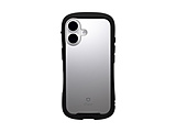 [iPhone 16��p]iFace Reflection Mirror MagSynq �����K���X�N���A�P�[�X iFace �u���b�N 41-190320