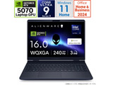 Q[~Om[gp\R Alienware 16X Aurora(RTX 5070) C^[Xe[ CfBS NAA86-FNHBC [16.0^ /Windows11 Home /intel Core Ultra 9 /F32GB /SSDF1TB /Office Home and Business /2025Năf]