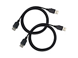 ���j�^�[�A�[���v���~�A��(MARM7820B�AMARM7860B)�p USB�����P�[�u�� 2�{�Z�b�g  �u���b�N MARMUSBCBL2