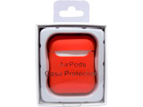 供AirPods(eapozzu)包使用的修长的硅床罩红APSMSRD