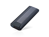 LGB-PNV02UC SSDケース USB-C＋USB-A接続  ブラック ［M.2対応 /NVMe /1台］ 【sof001】