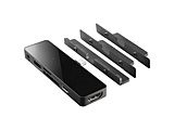 iPad / iPhone 15pmUSB-C IXX J[hXbg2 / HDMI / 3.5mm / USB-A / USB-CnUSB PDΉ 100W hbLOXe[V  ubN LHB-PAPP6U3 mUSB Power DeliveryΉn