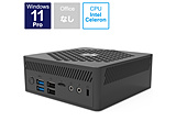 TBOX-CN51051651211P デスクトップパソコン BOX PC PRO 2022 ブラック ［モニター無し /intel Celeron /メモリ：16GB /SSD：512GB /2022年5月モデル］
