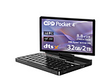 GPDPK4-373220R ポータブルゲーミングPC 8.8型 GPD Pocket 4 ブラック ［Windows11 Home /AMD Ryzen AI 9 /メモリ：32GB /SSD：2TB /無し /英語版キーボード /2025年3月モデル］