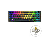 ゲーミングキーボード Clutch Black Keyboard Gateron Pro イエロー軸(英語配列)  gs-clutch-black-gr-yellow ［有線 /USB］