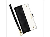 iPhoneSE2/8/7�Ή��@�蒠�^�P�[�X�G���K���e �c�[�g�� EL-IPH8-08BW �u���b�N�E�z���C�g