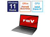 ノートパソコン FMV LIFEBOOK MH75/H1 ダーククロム FMVM75H1B ［14.0型 /Windows11 Home /intel Core i7 /メモリ：16GB /SSD：512GB /Office HomeandBusiness /日本語版キーボード /2023年1月モデル］