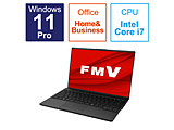 ノートパソコン FMV LIFEBOOK UH-X/H1 ピクトブラック FMVUXH1B ［14.0型 /Windows11 Pro /intel Core i7 /メモリ：16GB /SSD：512GB /Office HomeandBusiness /日本語版キーボード /2023年1月モデル］