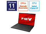笔记本电脑FMV LIFEBOOK UH90/H1 ＰＩＣＴ黑色FMVU90H1B[14.0型/Windows11 Home/intel Core i7/存储器:16GB/SSD:512GB/Office HomeandBusiness/日本語版键盘/2023一年1月型号]