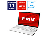 ノートパソコン FMV LIFEBOOK AH500/H アーバンホワイト FMVA500HW ［15.6型 /Windows11 Home /intel Core i7 /メモリ：16GB /SSD：512GB /WPS Office /日本語版キーボード /2023年7月モデル］