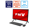 FMVF77H3B デスクトップパソコン FMV ESPRIMO FH77/H3 ブラック ［23.8型 /intel Core i7 /メモリ：16GB /SSD：512GB /2023年11月モデル］