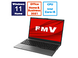 ノートパソコン FMV Lite 5515/H ブライトブラック FMV5515HBB ［15.6型 /Windows11 Home /intel Core i5 /メモリ：16GB /SSD：512GB /Office HomeandBusiness /日本語版キーボード /2023年11月モデル］ 【sof001】