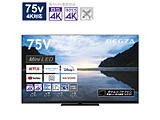 yt@[rbViz ter75V^ REGZA(OU)  75Z870M(R) m75V^ /BluetoothΉ /4KΉ /BSECS 4K`[i[ /YouTubeΉn