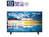 yt@[rbViz ter REGZA(OU)  43E350M(R) m43V^ /BluetoothΉ /4KΉ /BSECS 4K`[i[ /YouTubeΉn