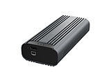 SD-M2DUO-H SSDケース USB-C＋USB-A接続 INTERCOOLER 3(Mac/Windows11・PS5/4対応) ブラック ［M.2対応 /SATA＋NVMe /1台］