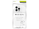 iPhone 15 Pro [AIR-REAL Solid] ݌v ɔyʃP[X  tXebhzCg TR-IP23M3-ARSL-CLWT