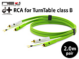 2.0m �^�[���e�[�u���pRCA�P�[�u��   d+ RCA for TurnTable classB 2.0m