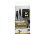 PD�Ή�USB-AC�[�d��/3A/18W+Type-C��Lightning���ϋv�E���ܑϋv�P�[�u��1.5m  �K�����^���b�N IH-ACC18L150GM �mUSB Power Delivery�Ή� /1�|�[�g�n �y864�z