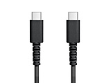 USB-C �� USB-C�P�[�u�� [�[�d /�]�� /1.2m /PD60W /USB2.0]  �u���b�N tough-cable01-c1.2-BK �mUSB-C �� USB-C�n
