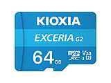 KIOXIA yT[rXtzSDXC microSDJ[h Q[@ɂ߂̍^Cv EXCERIAiGNZAj  KMU-B064GBK mClass10 /64GBn