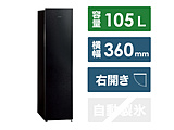 冷凍庫  シャインブラック AQF-SF11N(K) ［幅36cm /105L /1ドア /右開きタイプ /2023年］