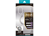 iPhone 17 �P�[�X 360�x��]�X�^���h�t���������n�[�h �P�[�X �uMASTER CLEAR mag swing�v  �N���A/�V���o�[ LN-IM25MCMSSV