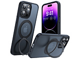 UPRO Ostand Pro Case for iPhone 14 Pro  �P�[�X �g�[���X �u���b�N