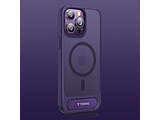 UPRO Pstand Case for iPhone 14 Pro  �P�[�X DarkPurple �g�[���X