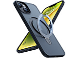 UPRO Ostand Matte Case for iPhone 15  P[X g[X ubN