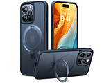 UPRO Ostand Matte Case for iPhone 15 Pro  P[X g[X ubN