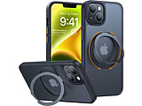 UPRO Ostand Pro Case for iPhone 15 Plus P[X g[X ubN y864z