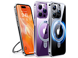 UPRO Ostand Clear Case for iPhone 15 Pro  P[X g[X NA
