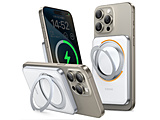 Torras �] 5000mAh Ostand MagSafe�Ή� ���o�C�� �o�b�e���[ �m White �n  White X00FX1357