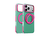 Torras - Ostand O3 Hue Case for iPhone 18 Pro Torras�@�g���X Neon Moss  �m�w�ʃP�[�X /Magsafe�Ή��n