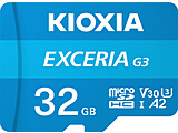 KIOXIA yT[rXtzSDHC microSDJ[h@ANVJEX}[gtHEQ[@ɂ߂̍^Cv EXCERIAiGNZAj  KMU-C032GBK mClass10 /32GBn