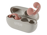 完全ワイヤレスイヤホン sound earcuffs Flamingo×Beige AM-TW02/FBC ［ワイヤレス(左右分離) /Bluetooth対応］