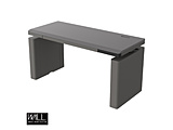 �d�����~�f�X�N [W1400��D605��H700�`1120mm] WALL LX1 �r���J�o�[�t�� �`���R�[���O���[ WLDKB6118 �m�d�� /�d���\�P�b�g���� /���[����n