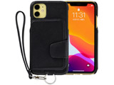 RAKUNI Leather Case for iPhone 11 rak-19ipm-blk �s���A�u���b�N