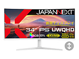 USB-Cڑ PCj^[  zCg JN-IPS34Q-HC6-W m34^ /UWQHD(3440×1440j /Ch /Ȗʌ^n