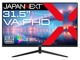USB-Cڑ PCj^[   JN-V315F2-C6 m31.5^ /tHD(1920×1080) /Ch /75Hzn