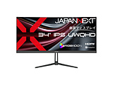 PC���j�^�[   JN-IPSC34UQ2 �m34�^ /UWQHD(3440×1440�j /���C�h /�Ȗʌ^ /100Hz�n