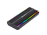 SST-MS13 SSD�P�[�X USB-C�{USB-A�ڑ� MS13 �u���b�N �mM.2�Ή� /NVMe /1��n
