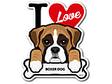DOG STICKER  BOXER DOG PET-027 y852z