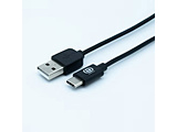 USB-A �� USB-C�P�[�u�� [�[�d /�]�� /1.0m /2.4A /USB2.0]  �u���b�N GP-USBAC1M/B �mUSB-A �� USB-C�n