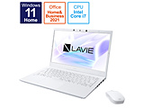 ノートパソコン LAVIE N14 パールホワイト PC-N1475CAW ［14.0型 /Windows11 Home /intel Core i7 /メモリ：8GB /SSD：512GB /Office HomeandBusiness /日本語版キーボード /2021年秋冬モデル］